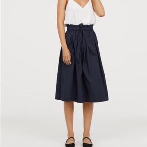 H&M paper bag waist skirt